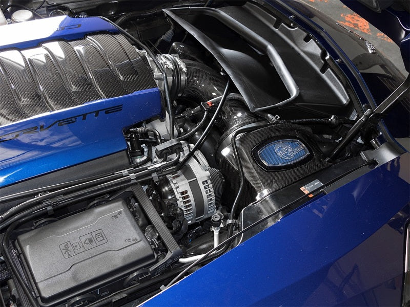 aFe Momentum Black Series Carbon Fiber Intake System P5R 14-17 Chevy Corvette 6.2L (C7)