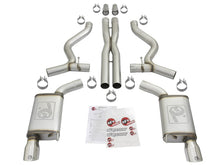 Load image into Gallery viewer, aFe MACHForce XP 3in Sport Tone Cat-Back Exhausts w/ Polished Tips 15-17 Ford Mustang V6/V8