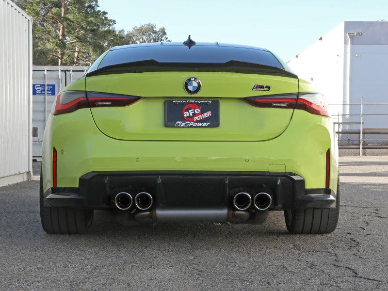 aFe MACHForce XP Exhausts Cat-Back SS 21 BMW M2 Competition L6-3.0L w/Polished Tips