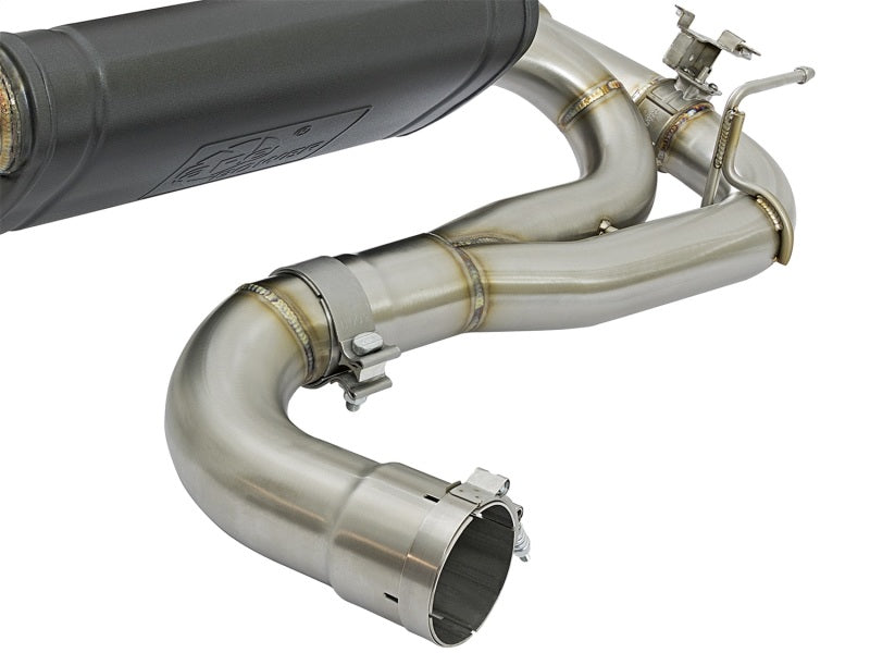 aFe MACHForce XP Exhausts Axle-Back 12-15 BMW 335i 3.0T (SS w/Polished Tips)