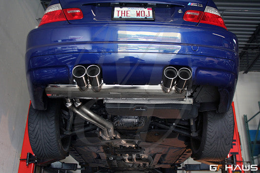 GTHaus Meisterschaft Rear Section Exhaust for BMW M3 E46 - Exhaust - Studio RSR - 8