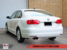 Load image into Gallery viewer, AWE Tuning Mk6 Jetta 2.5L Touring Edition Exhaust - Diamond Black Tips
