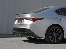 Load image into Gallery viewer, aFe Lexus IS350 14-22 V6-3.5L Takeda Axle-Back Exhaust System- Blue Tip
