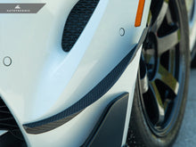 Load image into Gallery viewer, AutoTecknic Front Bumper Carbon Fiber Canards - A90 Supra 2020-Up - AutoTecknic USA
