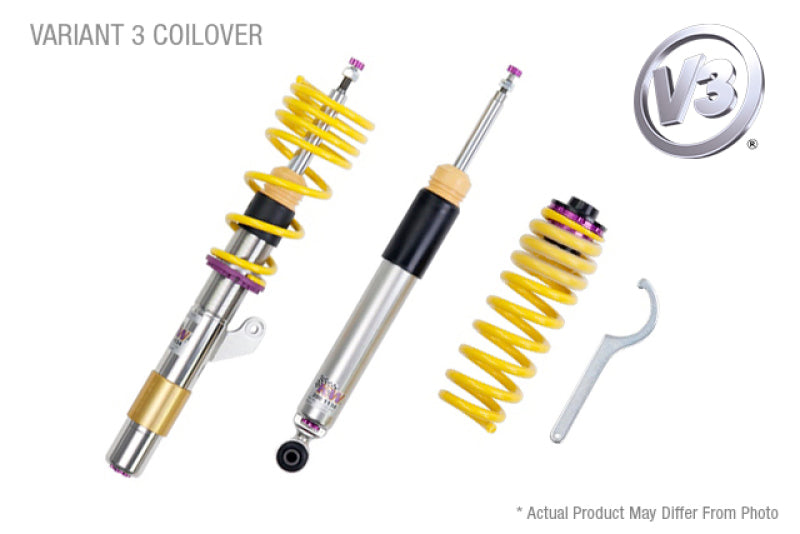 KW Coilover Kit V3 Chevrolet Corvette (C5); all models incl. Z06; w/ electronic shock